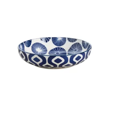 Wilkie Brothers Pasta Bowl 21x5cm | Blue Dots