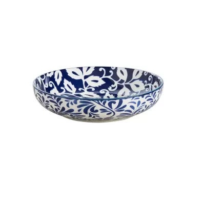 Wilkie Brothers Pasta Bowl 21x5cm | Blue Foliage