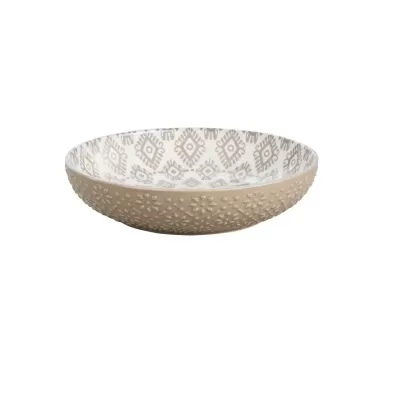 Wilkie Brothers Pasta Bowl 21x5cm | Monochrome Tile