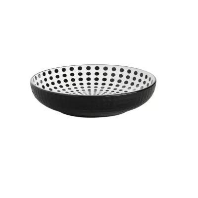 Wilkie Brothers Pasta Bowl 21x5cm | Monochrome Dots