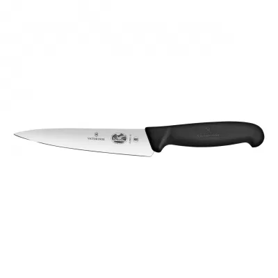 Victorinox Cooks/Carving Knife Fibrox 15cm | Black