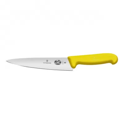 Victorinox Cooks/Carving Knife Fibrox 25cm | Yellow