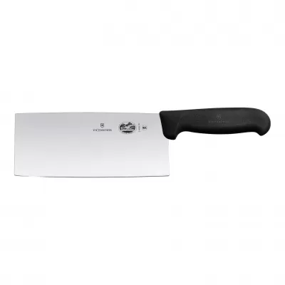 Victorinox Chinese Chefs Knife Fibrox 18cm | Black