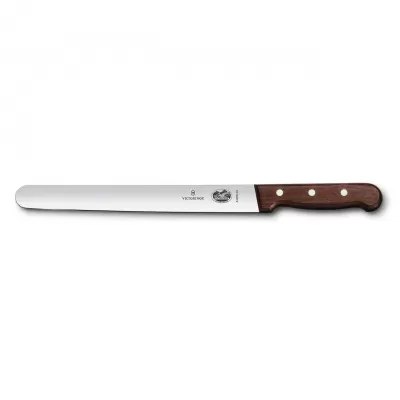 Victorinox Slicing Knife Round Plain Edge Blade 36cm | Wood