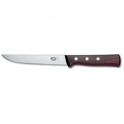 Victorinox Boning Knife Straight Wide Blade 15cm | Wood