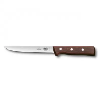 Victorinox Boning Knife Straight Narrow Blade 15cm | Wood