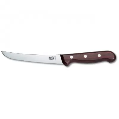 Victorinox Boning Knife Curved Wide Blade 15cm | Wood