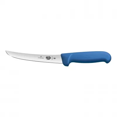 Victorinox Boning Knife Curved Wide Blade Fibrox 15cm | Blue