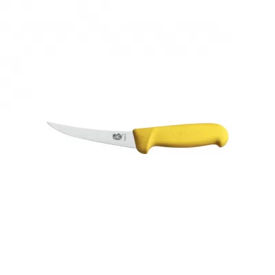Victorinox Boning Knife Curved Narrow Blade Fibrox 12cm | Yellow