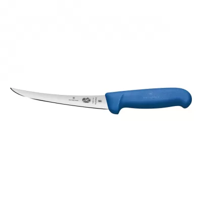 Victorinox Boning Knife Curved Flexible Narrow Blade Fibrox 15cm | Blue