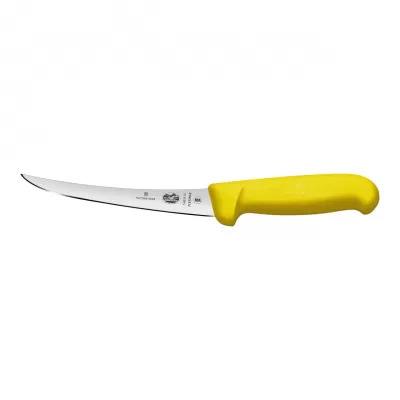 Victorinox Boning Knife Curved Flexible Narrow Blade Fibrox 12cm | Yellow
