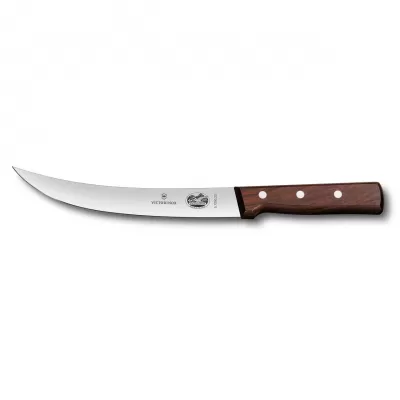 Victorinox Breaking Knife Curved Narrow Blade 20cm | Wood