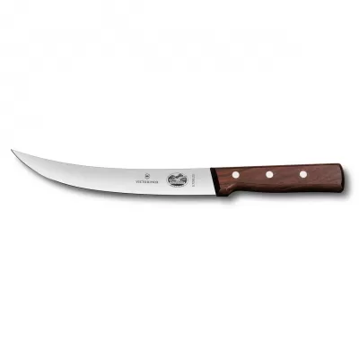 Victorinox Breaking Knife Curved Narrow Blade 25cm | Wood