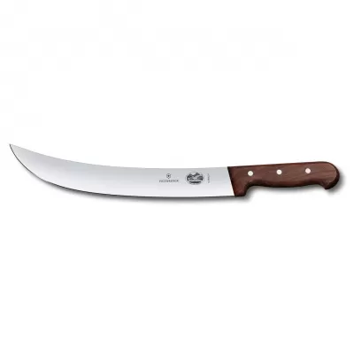 Victorinox Cimeter Knife Curved Wide Blade 25cm | Wood