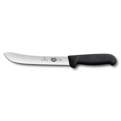Victorinox Butcher Knife Heavy Stiff Blade Fibrox 15cm | Black