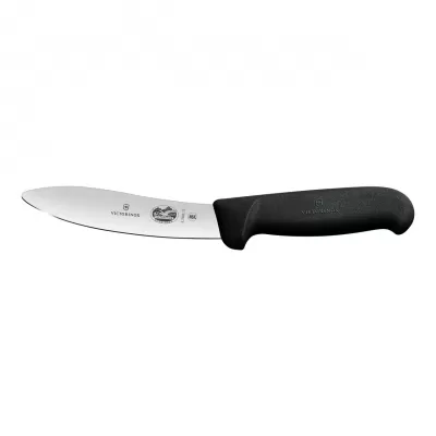 Victorinox Lamb Skinning Knife Narrow Blade Fibrox 12cm | Black