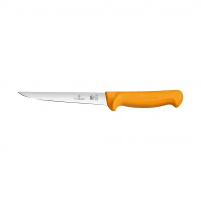 Victorinox Swibo Boning Knife Straight Wide Blade 14cm | Yellow