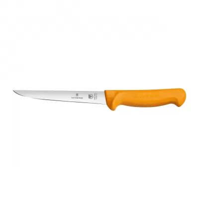 Victorinox Swibo Boning Knife Straight Wide Blade 16cm | Yellow