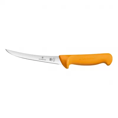 Victorinox Swibo Boning Knife Curved Blade 13cm | Yellow