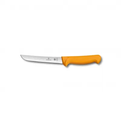 Victorinox Swibo Boning Knife Curved Wide Blade 16cm | Yellow