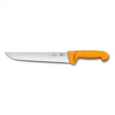 Victorinox Swibo Butcher Knife Straight Back Blade 24cm | Yellow