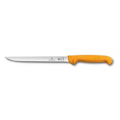 Victorinox Swibo Boning Knife Flexible Blade Narrow Handle 20cm | Yellow