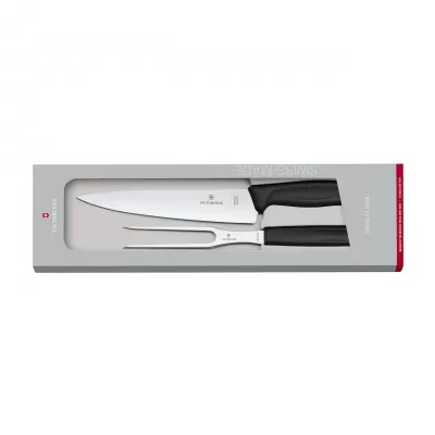 Victorinox Swiss Classic Carving Set Black | 2 Piece