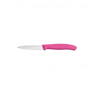 Victorinox Swiss Classic Paring Knife Straight Edge Blade 8cm | Pink