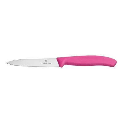 Victorinox Swiss Classic Paring Knife Straight Edge Blade 10cm | Pink