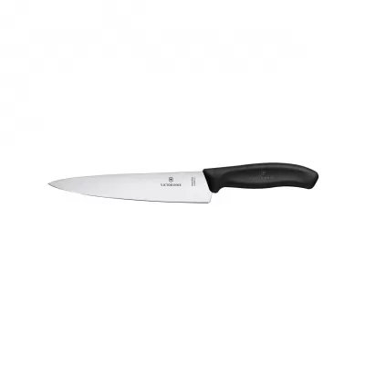 Victorinox Swiss Classic Cooks/Carving Knife Wide Blade 19cm | Black