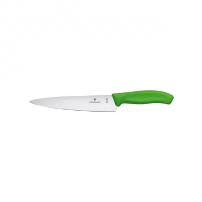 Victorinox Swiss Classic Cooks/Carving Knife Wide Blade 19cm | Green