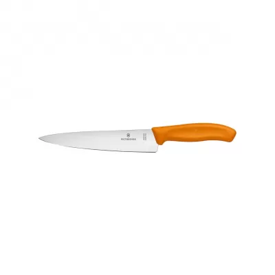 Victorinox Swiss Classic Cooks/Carving Knife Wide Blade 19cm | Orange