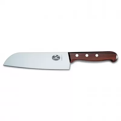 Victorinox Santoku Knife Wide Blade 17cm | Wood