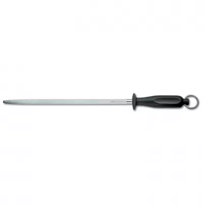 Victorinox Butcher Sharpening Steel Oval Middle Fine Cut Black | 30cm