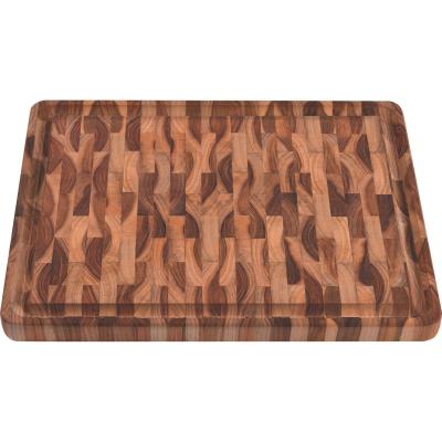 Tramontina Teak Wood Cube End Grain Barbecue Chopping Board | 45x34cm