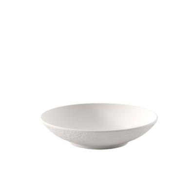 Villeroy and Boch Manufacture Rock Blanc Flat Bowl | 430ml