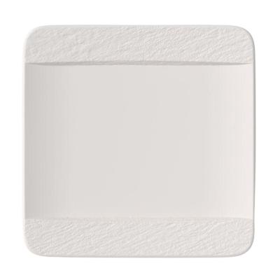 Villeroy and Boch Manufacture Rock Blanc Dinner Plate | 27.9x27.9cm