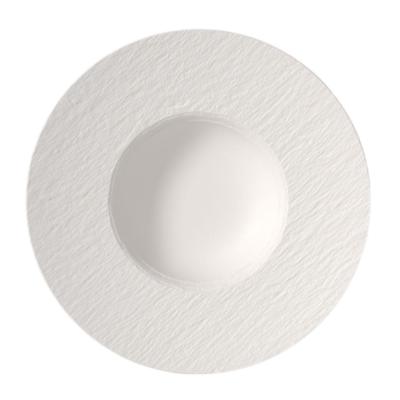 Villeroy and Boch Manufacture Rock Blanc Pasta Plate | 28cm