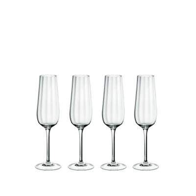 Villeroy and Boch Rose Garden Sparkling Wine/Champagne Glass 120ml | 4 Piece