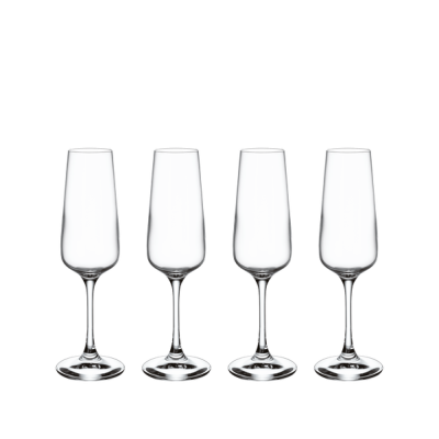 Villeroy and Boch Ovid Sparkling Wine/Champagne Glass 120ml | 4 Piece