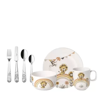 Villeroy and Boch Roar Like A Lion Children Dinner Set | 7 Piece