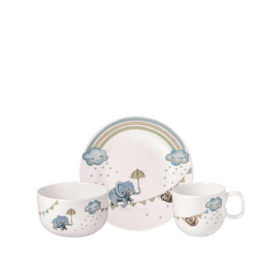 Villeroy and Boch Walk Like An Elephant Children Dinner Set | 3 Piece