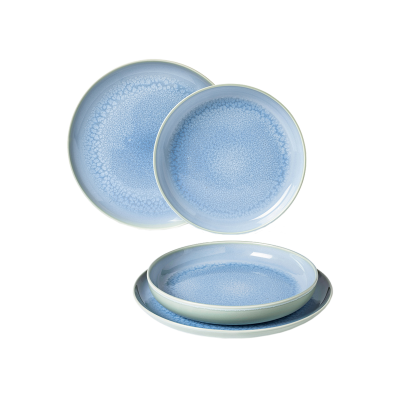 Villeroy and Boch Crafted Blueberry Dinner Set | 4 Piece