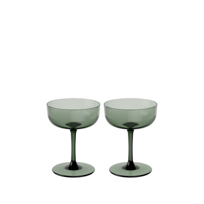 Villeroy and Boch Like Sage Champagne Coupe/Dessert Bowl 120ml | 2 Piece