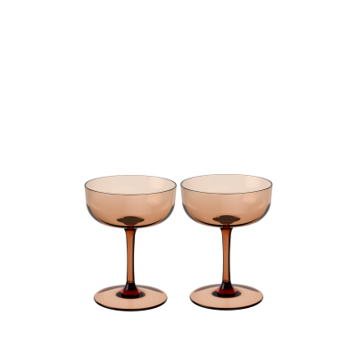 Villeroy and Boch Like Clay Champagne Coupe/Dessert Bowl 120ml | 2 Piece