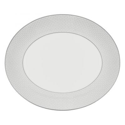 Wedgwood Gio Platinum Oval Platter | 33cm