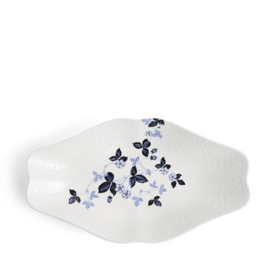 Wedgwood Wild Strawberry Inky Blue Oval Dish | 30.9cm