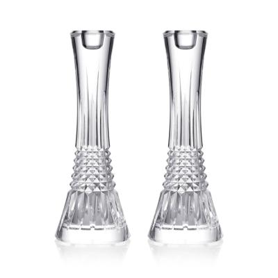 Waterford Lismore Diamond Candlestick 25cm | 2 Piece