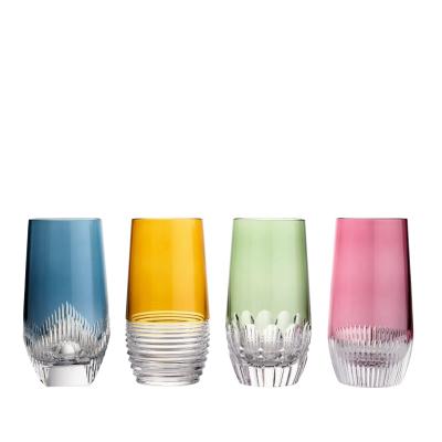 Waterford Mixology Highball Mixed 430ml Coloured | 4 Piece