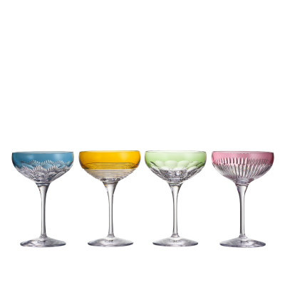 Waterford Mixology Coupe Large Mixed 280ml Coloured | 4 Piece